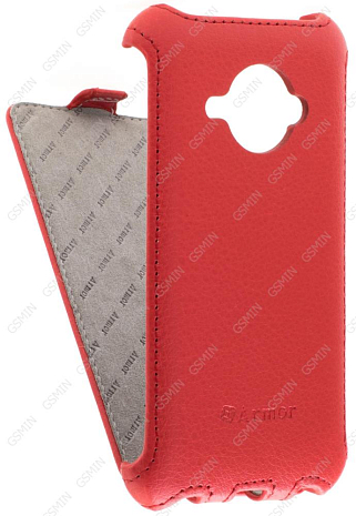 Кожаный чехол для Samsung Galaxy J1 Ace SM-J110H/DS Armor Case (Красный)