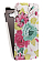 Кожаный чехол для Samsung Galaxy E5 SM-E500F/DS Armor Case "Full" (Белый) (Дизайн 5/5)
