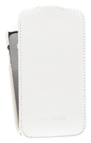    Samsung Galaxy Core (i8260) Melkco Premium Leather Case - Jacka Type (White LC)