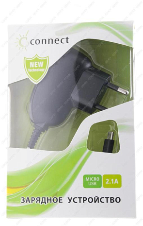    Connect Micro USB (2100 mA)