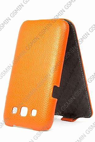    Samsung Galaxy Win Duos (i8552) Melkco Premium Leather Case - Jacka Type (Orange LC)