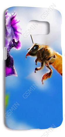 Чехол-накладка для Samsung Galaxy S6 Edge G925F (Белый) (Дизайн 161)