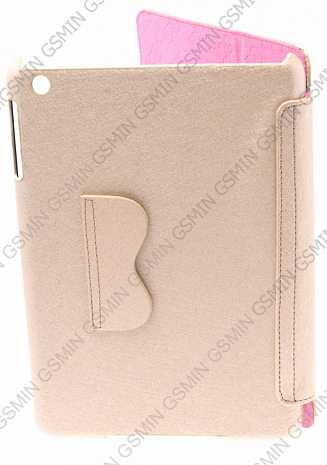 Кожаный чехол для iPad mini Hello Kitty Leather Case (Золотой)