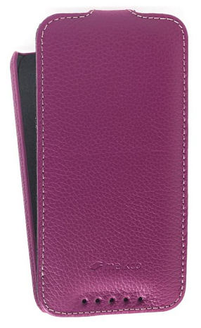    HTC Desire 601 Melkco Premium Leather Case - Jacka Type (Purple LC)