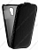 Кожаный чехол для Samsung Galaxy S4 Mini (i9190) Sipo Premium Leather Case - V-Series (Черный)