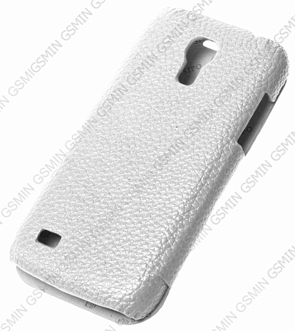 Кожаный чехол для Samsung Galaxy S4 Mini (i9190) Sipo Premium Leather Case "Book Type" - H-Series (Белый)
