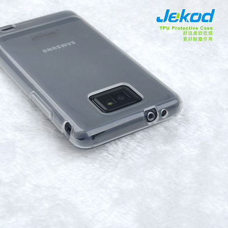 Чехол силиконовый для Samsung Galaxy S2 Plus (i9105) Jekod (Clear)