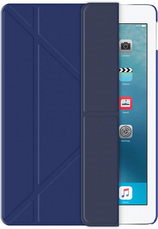 Чехол подставка Deppa Wallet Onzo для Apple iPad Pro 9.7 (Синий) 88001