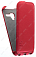 Кожаный чехол для Alcatel One Touch POP 3 5015D Aksberry Protective Flip Case (Красный)