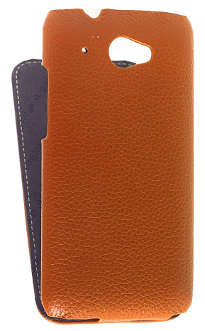    HTC Desire 601 Melkco Premium Leather Case - Jacka Type (Orange LC)