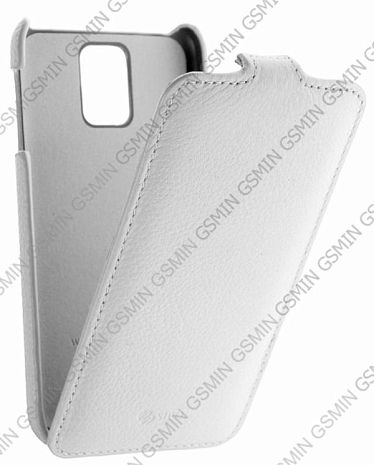 Кожаный чехол для Samsung Galaxy S5 Sipo Premium Leather Case - V-Series (Белый)