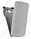 Кожаный чехол для Samsung Galaxy Grand 3 / MAX (SM-G7200) Sipo Premium Leather Case - V-Series (Белый)