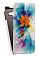 Кожаный чехол для Samsung Galaxy E5 SM-E500F/DS Armor Case "Full" (Белый) (Дизайн 6/6)