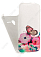 Кожаный чехол для Alcatel One Touch POP 3 5015D Armor Case (Белый) (Дизайн 7/7)