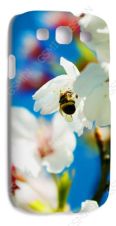 Чехол-накладка для Samsung Galaxy S3 (i9300) (Белый) (Дизайн 173)