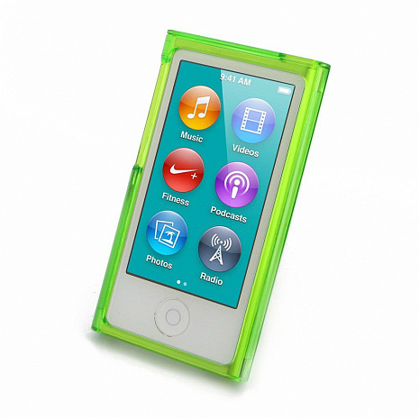Силиконовый чехол для iPod Nano 7 TPU Case (Зеленый)