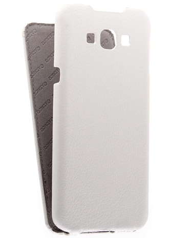 Кожаный чехол для Samsung Galaxy A8 Armor Case "Full" (Белый) (Дизайн 150)