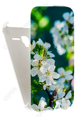 Кожаный чехол для Alcatel One Touch POP 3 5065D Armor Case (Белый) (Дизайн 42)