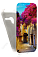 Кожаный чехол для Alcatel One Touch Pop D3 4035D Armor Case (Белый) (Дизайн 83)