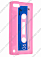 Чехол силиконовый для iPod Touch 5 Кассета (Розовый)