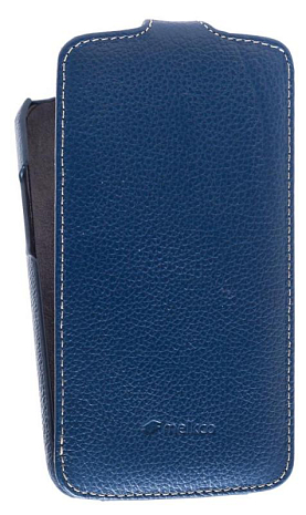    Samsung Galaxy Grand 2 (G7102) Melkco Premium Leather Case - Jacka Type (Dark Blue LC)