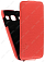Кожаный чехол для Samsung Galaxy Core (i8260) Aksberry Protective Flip Case (Красный)