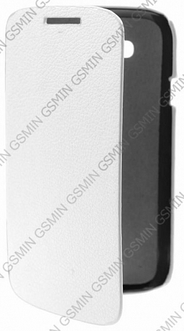 Кожаный чехол для Samsung Galaxy Grand Neo (i9060) Armor Case - Book Type (Белый)