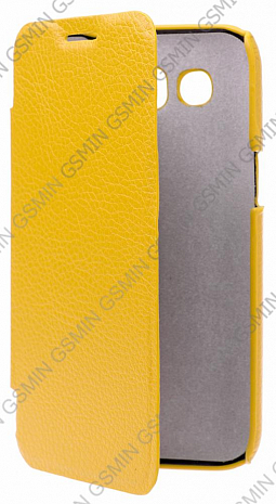 Кожаный чехол для Samsung Galaxy Win Duos (i8552) Art Case - Book (Желтый)