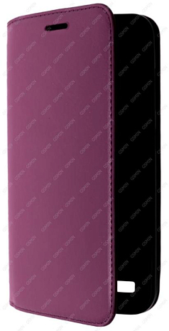 Кожаный чехол для ASUS ZenFone Max ZC550KL на магните (Фиолетовый)