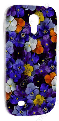 Чехол силиконовый для Samsung Galaxy S4 Mini (i9190) TPU (Прозрачный) (Дизайн 145)