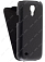 Кожаный чехол для Samsung Galaxy S4 Mini (i9190) Art Case (Черный)