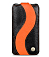    HTC Radar / C110e Melkco Premium Leather Case - Special Edition Jacka Type (Black/Orange LC)