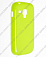Чехол силиконовый для Samsung Galaxy S Duos (S7562) TPU (Зелёный Глянцевый)