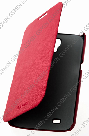 Кожаный чехол для Samsung Galaxy Mega 6.3 (i9200) Armor Case - Book Type (Красный)