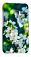 Кожаный чехол-накладка для Alcatel PIXI 3(4) 4013D Aksberry (Белый) (Дизайн 42)