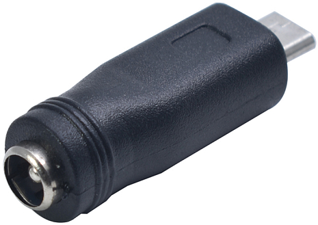   GSMIN 5.5  x 2.1  DC (F) - micro USB (M) ()