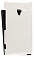    Sony Xperia ZL / L35h Melkco Leather Case - Jacka Type (Crocodile Print Pattern - White)