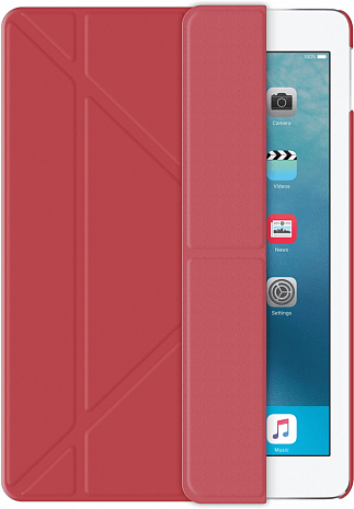 Чехол подставка Deppa Wallet Onzo для Apple iPad Pro 9.7 (Красный) 88002