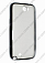 Чехол силиконовый / пластиковый для Samsung Galaxy Note 2 (N7100) Polyframe (Черный / Матовый)