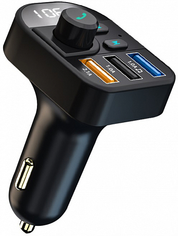 FM   Bluetooth Handsfree GSMIN C10   Quick Charge (1 USBx2, 2.1 USB, BT 5.0)     ()