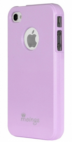 Чехол силиконовый для IPhone 4 / 4s Moings (Фиолетовый)