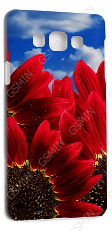 Чехол-накладка для Samsung Galaxy A7 (Белый) (Дизайн 171)