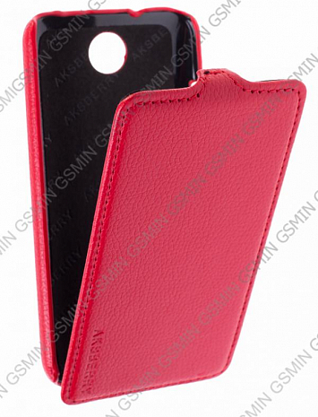    HTC Desire 300 Aksberry Protective Flip Case (Red)
