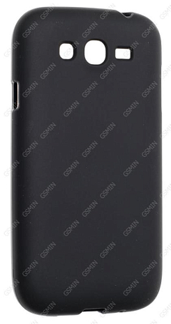 Чехол силиконовый для Samsung Galaxy Grand (i9082) TPU матовый (Черный)