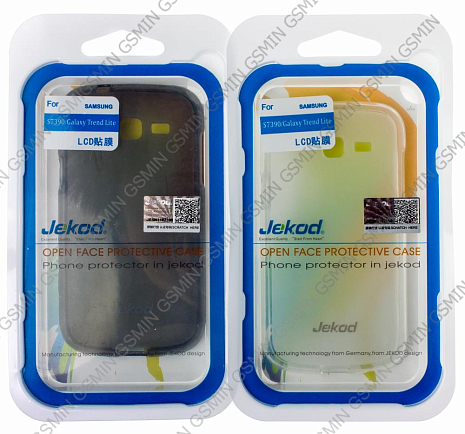 Чехол силиконовый для Samsung Galaxy Trend (S7390) Jekod (Черный)