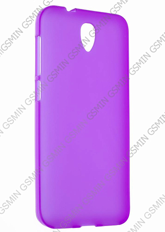 Чехол силиконовый для Alcatel One Touch Idol 2 6037 RHDS TPU Матовый (Фиолетовый)