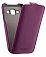 Кожаный чехол для Samsung Galaxy J1 (J100H) Armor Case "Full" (Фиолетовый)