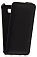 Кожаный чехол для Asus Zenfone 2 Laser ZE500KL Gecko Case (Черный)