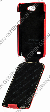   Samsung Galaxy W (i8150) Melkco Premium Leather Case - Jacka Type (Red LC)