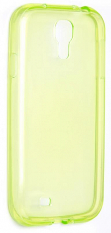 Чехол силиконовый для Samsung Galaxy S4 (i9500) TPU (Прозрачный Зелёный)